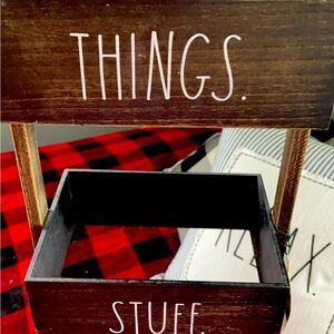 Rae Dunn -Needs the bottom of 2nd repaired.